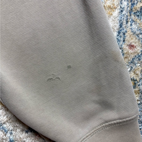 Vintage Stussy Beige Blank Zip-up Hoodie Size XL - Picture 5 of 10